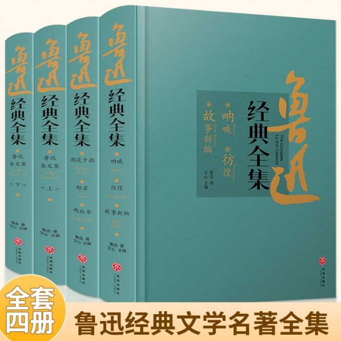 鲁迅经典全集全4册 - 封面