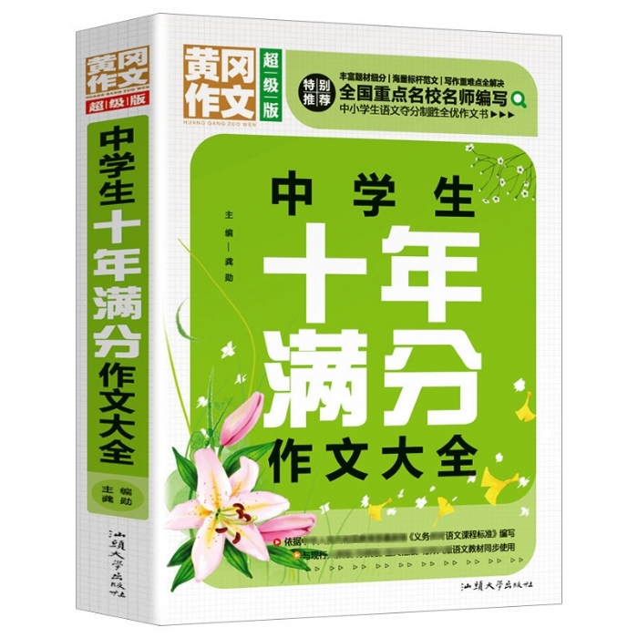 中学生十年满分作文大全 - 封面
